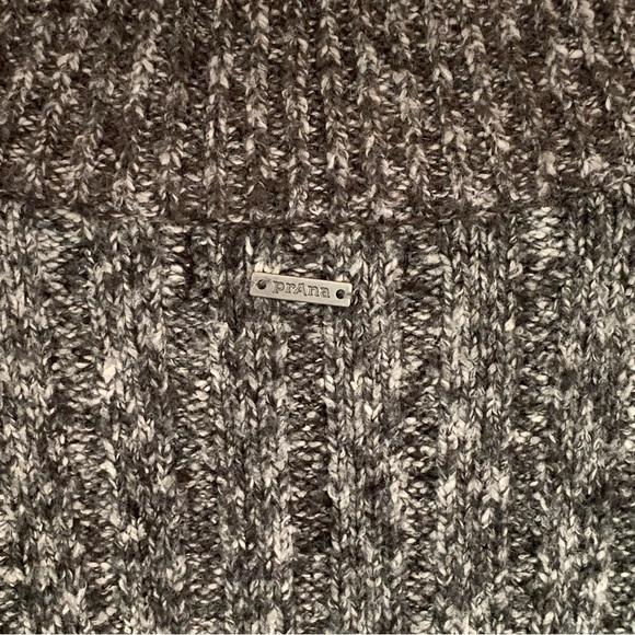 prAna Angelica Duster Cardigan Sweater Jacket Women S Gray Cable Knit Mid-Length - Picture 8 of 13